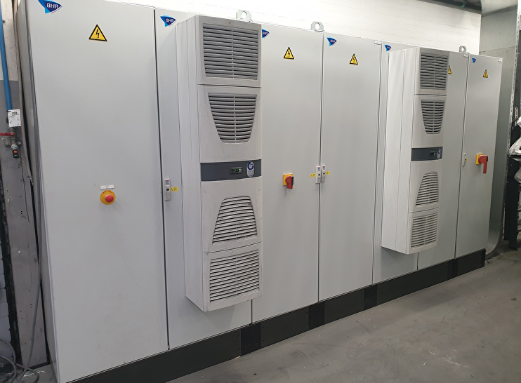 Bouwen afdelingsinstallatie
